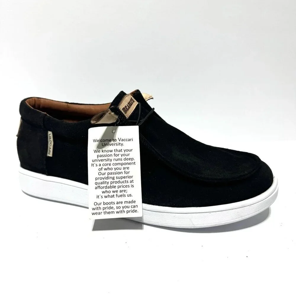Vaccari Mens Slip On Black Size 11 M
